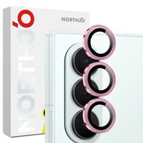 Samsung Galaxy Z Fold 8 Ultra camera lens protector – Metalen Ringen – Roze
