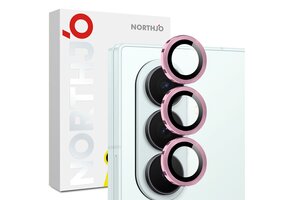 NORTHJO Samsung Galaxy Z Fold 8 Ultra camera Lens protector - Metalen ringen - Roze