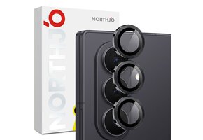 NORTHJO Samsung Galaxy Z Fold 8 Ultra camera Lens protector - Metalen ringen - Zwart