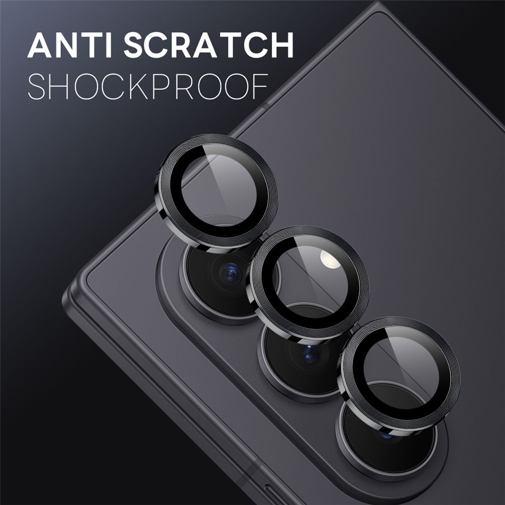Samsung Galaxy Z Fold 8 Ultra camera lens protector – Metalen Ringen – Zwart