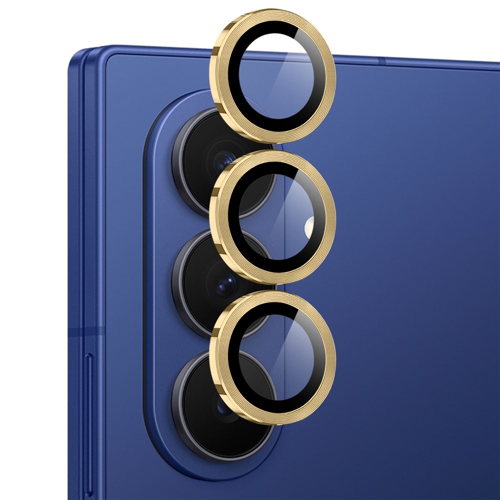 Samsung Galaxy Z Fold 8 Ultra camera lens protector – Metalen Ringen – Goud