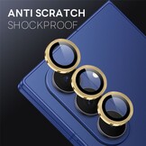 Samsung Galaxy Z Fold 8 Ultra camera lens protector – Metalen Ringen – Goud