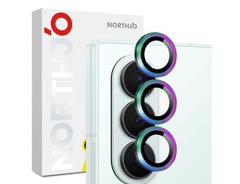 NORTHJO Samsung Galaxy Z Fold 8 Ultra camera Lens protector - Metalen ringen - Multi Color