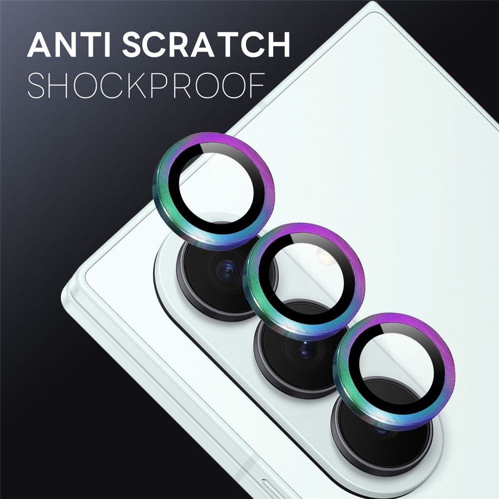 Samsung Galaxy Z Fold 8 Ultra camera lens protector – Metalen Ringen – Multi Color