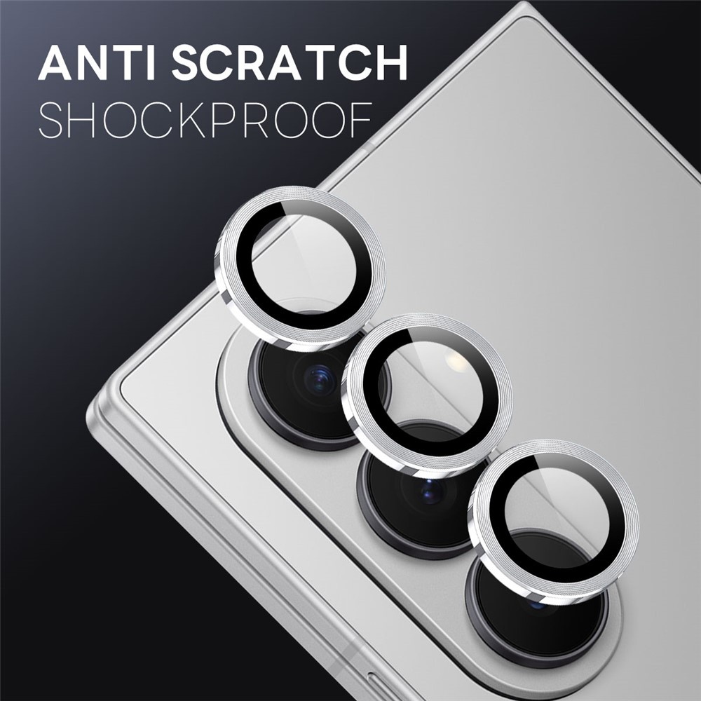 Samsung Galaxy Z Fold 8 Ultra camera lens protector – Metalen Ringen – Zilver