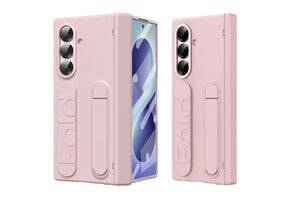 Casety Samsung Galaxy Z Fold 8 Ultra backcover hoes met Kickstand & Polsband - Roze