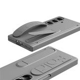 Samsung Galaxy Z Fold 8 Ultra Backcover hoes met Kickstand, Grip Ring en Comfortabele Polsband - Grijs