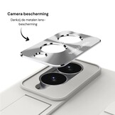 Samsung Galaxy Z Fold 8 Backcover hoes met Kickstand, Grip Ring en Comfortabele Polsband - Beige