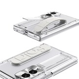 Samsung Galaxy Z Fold 8 Backcover hoes met Kickstand, Grip Ring en Comfortabele Polsband - Transparant