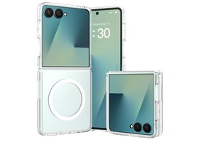 Casety Samsung Galaxy Z Flip 8 slank backcover hoesje met MagSafe ondersteuning - Transparant