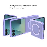 Samsung Galaxy Z Flip 8 hoesje slanke backcover met volledige MagSafe ondersteuning - Lila