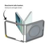 Samsung Galaxy Z Flip 8 hoesje slanke backcover met volledige MagSafe ondersteuning - Grijs