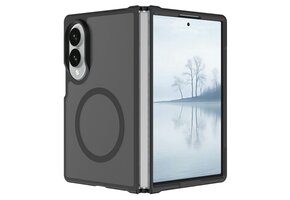 Casety Samsung Galaxy Z Fold 8 slank backcover hoesje met MagSafe ondersteuning - Zwart