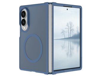 Casety Samsung Galaxy Z Fold 8 slank backcover hoesje met MagSafe ondersteuning - Blauw