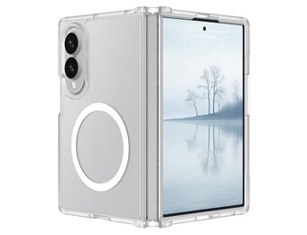 Casety Samsung Galaxy Z Fold 8 slank backcover hoesje met MagSafe ondersteuning - Transparant