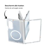 Samsung Galaxy Z Fold 8 hoesje slanke backcover met volledige MagSafe ondersteuning - Transparant
