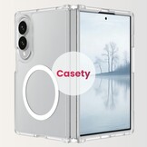 Samsung Galaxy Z Fold 8 hoesje slanke backcover met volledige MagSafe ondersteuning - Transparant