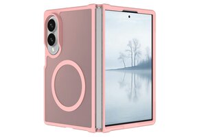 Casety Samsung Galaxy Z Fold 8 slank backcover hoesje met MagSafe ondersteuning - Lichtroze