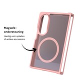 Samsung Galaxy Z Fold 8 hoesje slanke backcover met volledige MagSafe ondersteuning - Lichtroze
