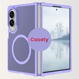 Samsung Galaxy Z Fold 8 hoesje slanke backcover met volledige MagSafe ondersteuning - Lila