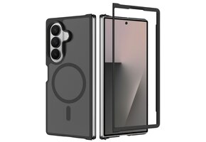 Casety Samsung Galaxy Z Fold 8 Ultra backcover hoesje met MagSafe ondersteuning - Zwart