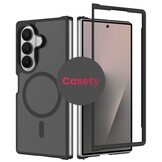 Samsung Galaxy Z Fold 8 Ultra hoesje slanke backcover met volledige MagSafe ondersteuning - Zwart