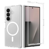 Samsung Galaxy Z Fold 8 Ultra hoesje slanke backcover met volledige MagSafe ondersteuning - Transparant
