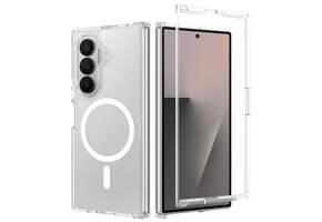 Casety Samsung Galaxy Z Fold 8 Ultra backcover hoesje met MagSafe ondersteuning - Transparant
