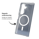 Samsung Galaxy Z Fold 8 Ultra hoesje slanke backcover met volledige MagSafe ondersteuning - Transparant