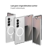 Samsung Galaxy Z Fold 8 Ultra hoesje slanke backcover met volledige MagSafe ondersteuning - Transparant