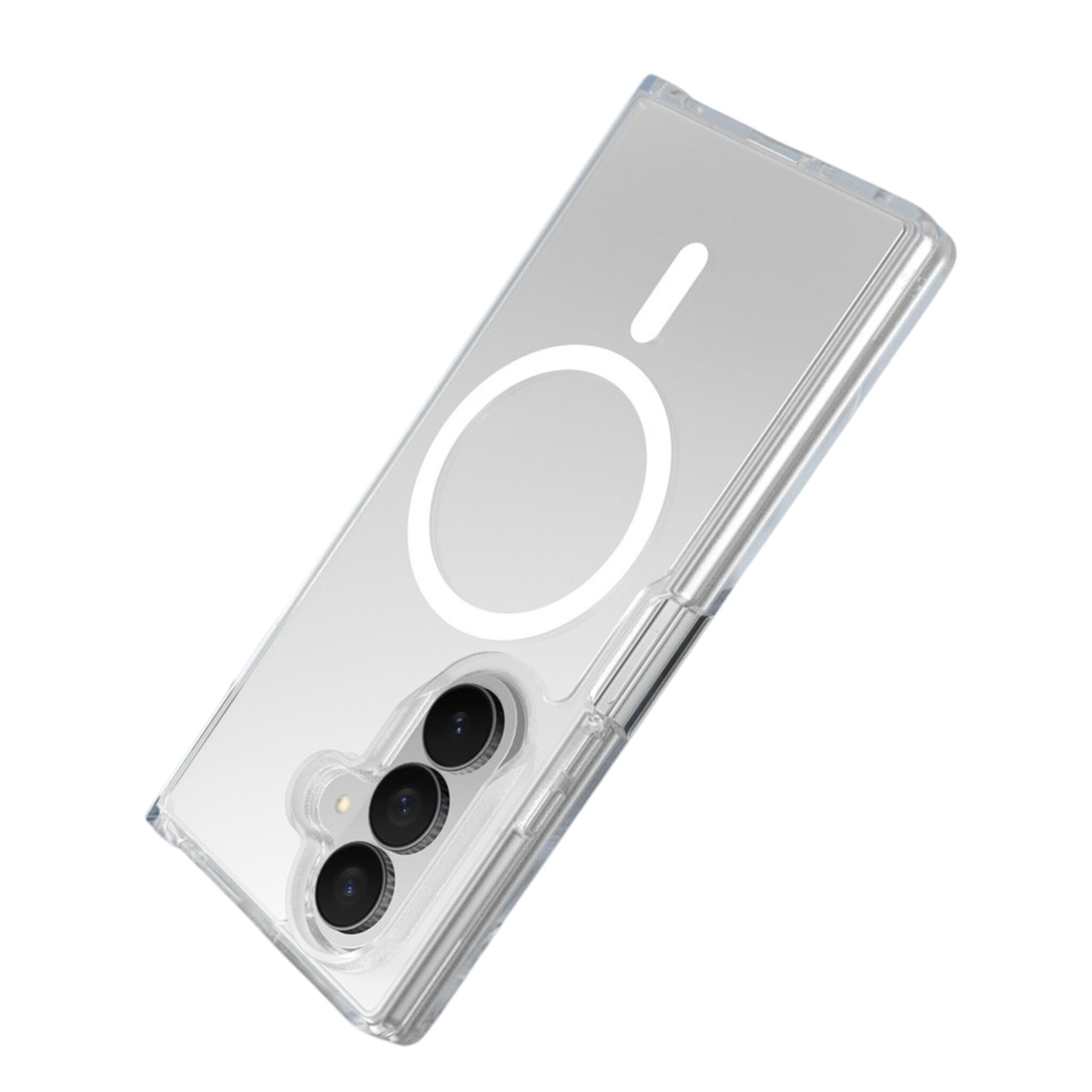 Samsung Galaxy Z Fold 8 Ultra hoesje slanke backcover met volledige MagSafe ondersteuning - Transparant