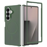 Samsung Galaxy Z Fold 8 Ultra hoesje slanke backcover met volledige MagSafe ondersteuning - Groen