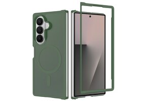 Casety Samsung Galaxy Z Fold 8 Ultra backcover hoesje met MagSafe ondersteuning - Groen