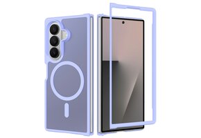Casety Samsung Galaxy Z Fold 8 Ultra backcover hoesje met MagSafe ondersteuning - Lila