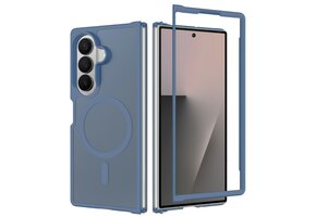 Casety Samsung Galaxy Z Fold 8 Ultra backcover hoesje met MagSafe ondersteuning - Blauw