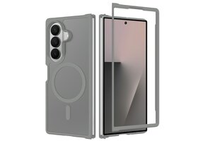 Casety Samsung Galaxy Z Fold 8 Ultra backcover hoesje met MagSafe ondersteuning - Grijs