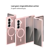 Samsung Galaxy Z Fold 8 Ultra hoesje slanke backcover met volledige MagSafe ondersteuning - Lichtroze