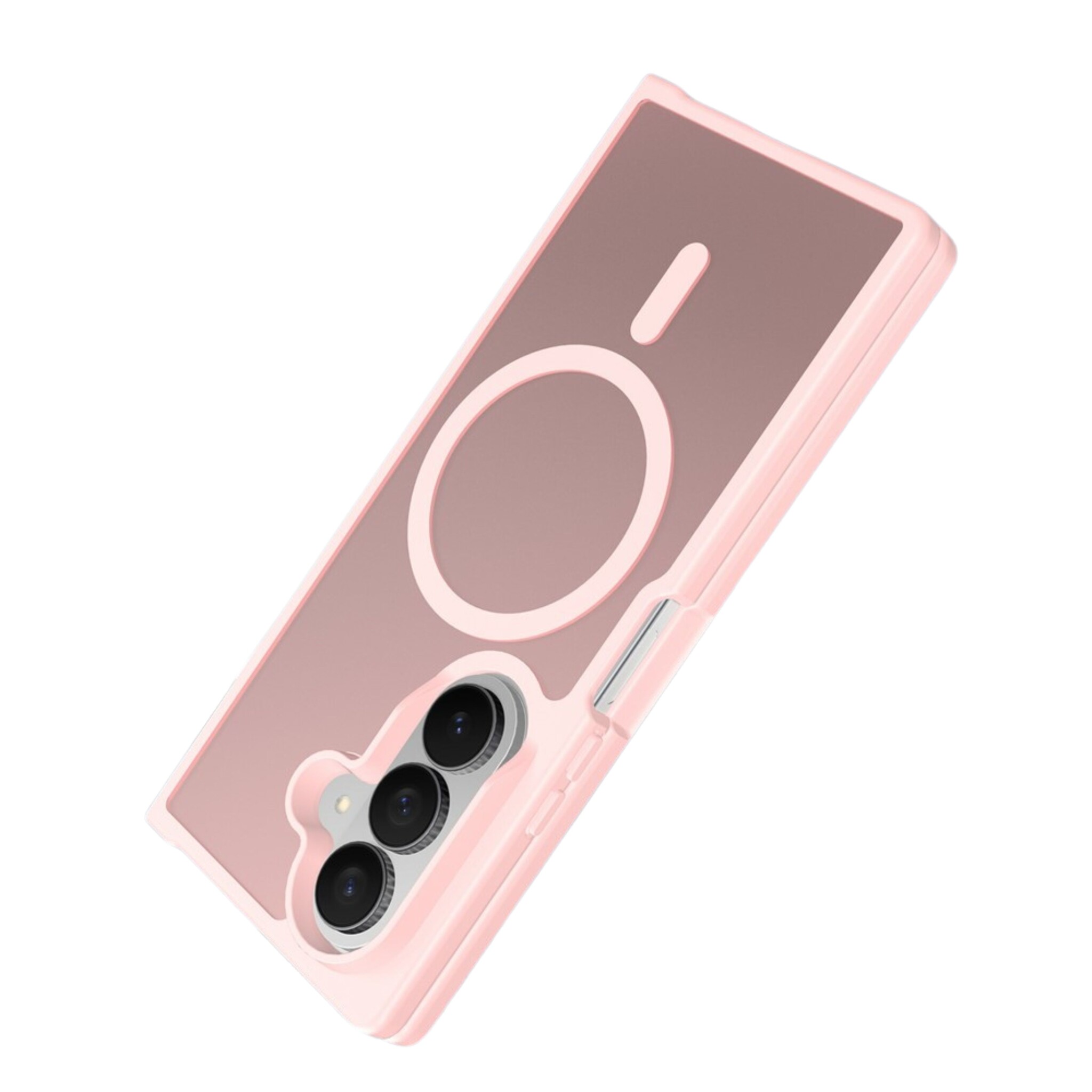 Samsung Galaxy Z Fold 8 Ultra hoesje slanke backcover met volledige MagSafe ondersteuning - Lichtroze