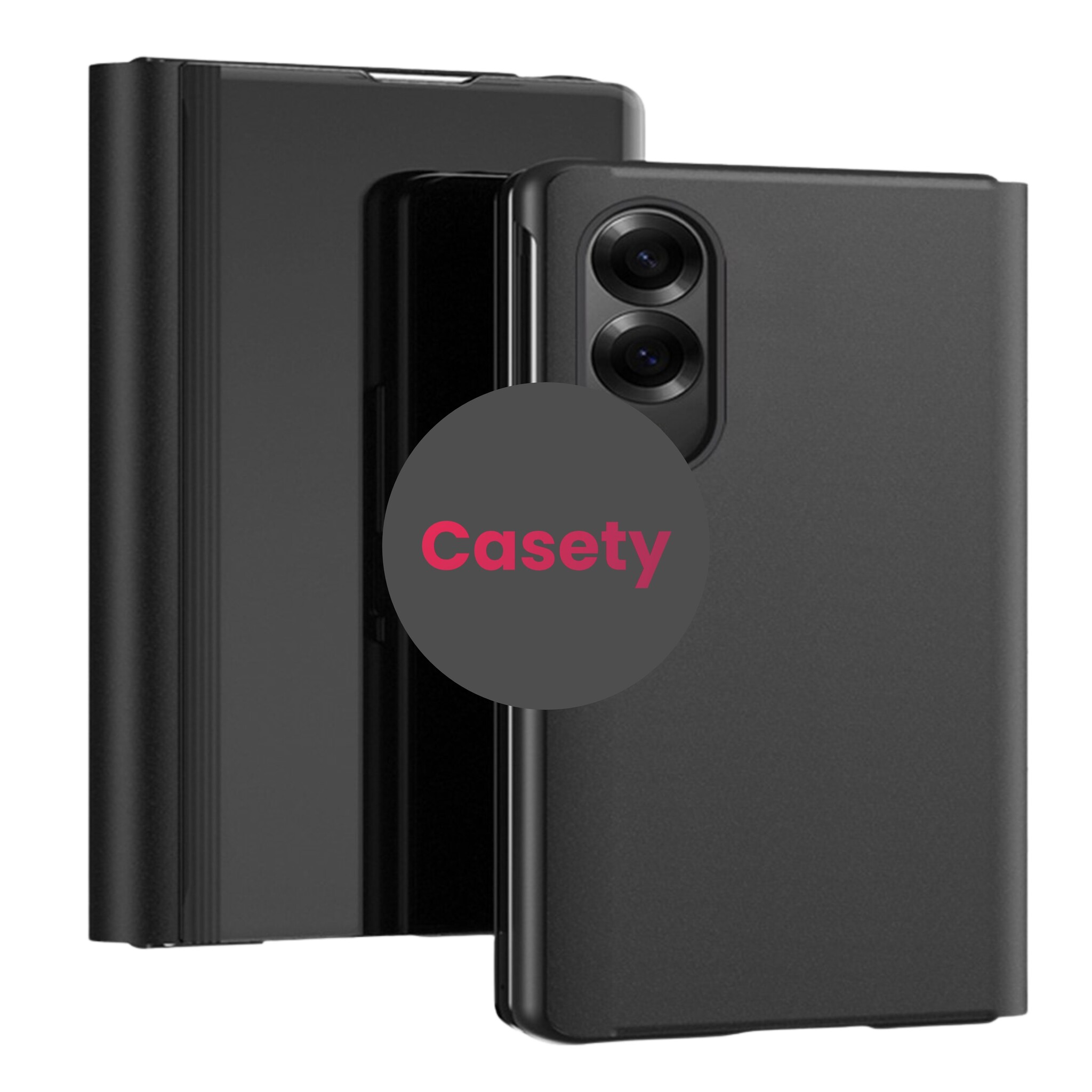 Samsung Galaxy Z Fold 8 Window view cover hoes - Zwart