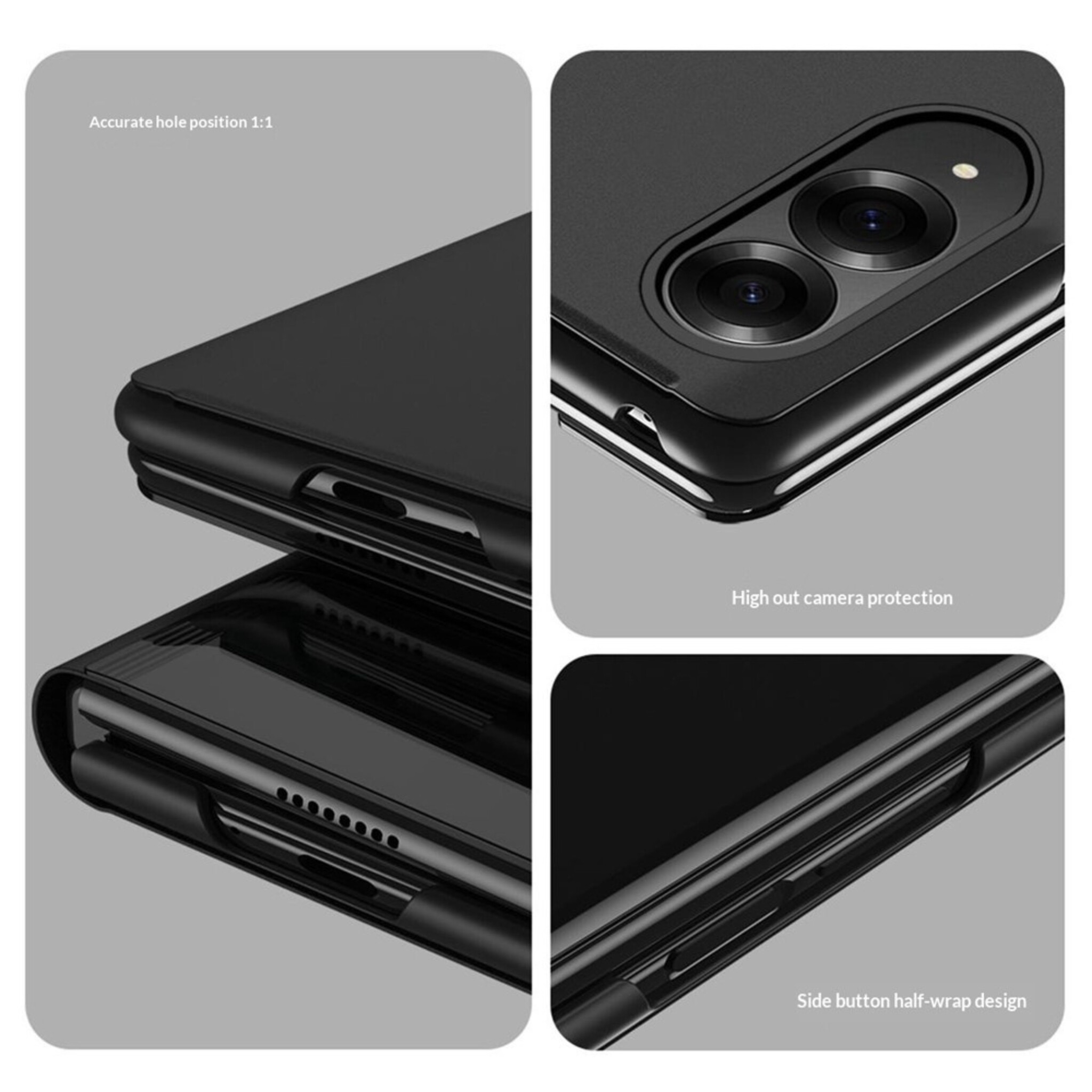 Samsung Galaxy Z Fold 8 Window view cover hoes - Zilver