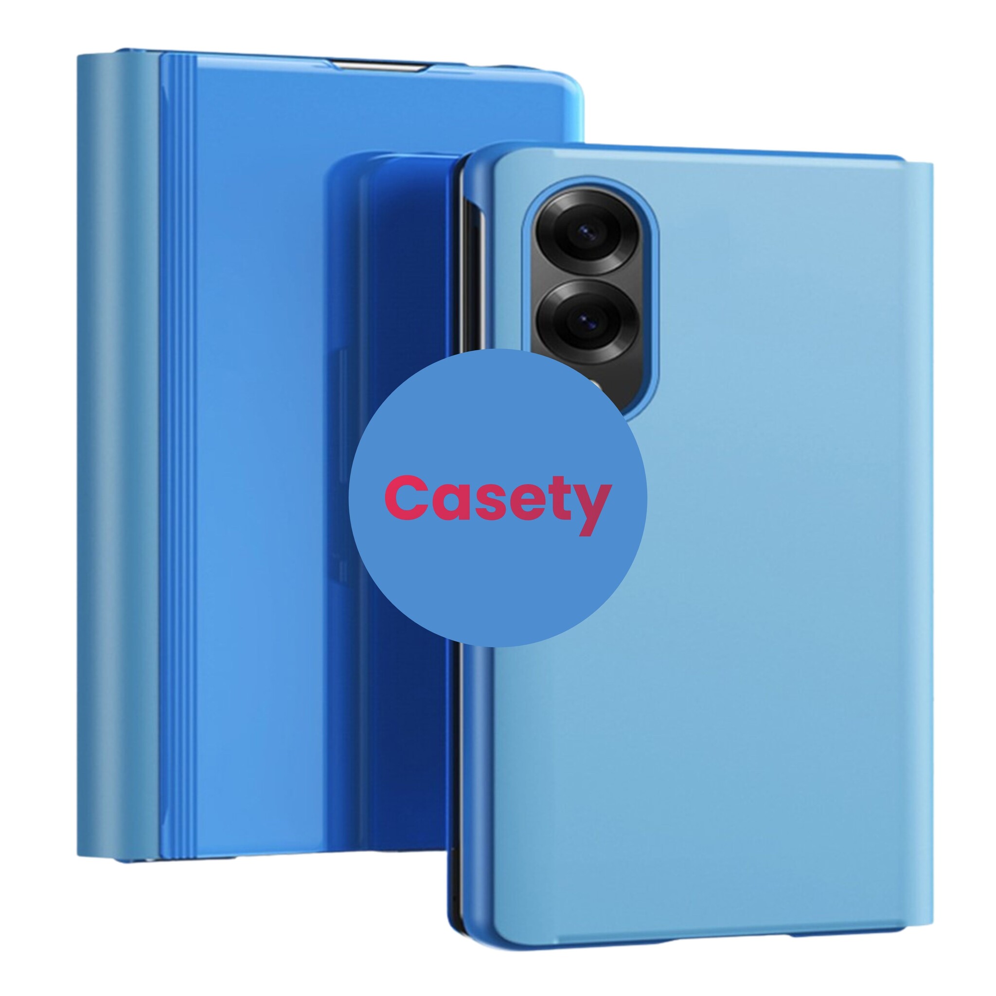 Samsung Galaxy Z Fold 8 Window view cover hoes - Lichtblauw