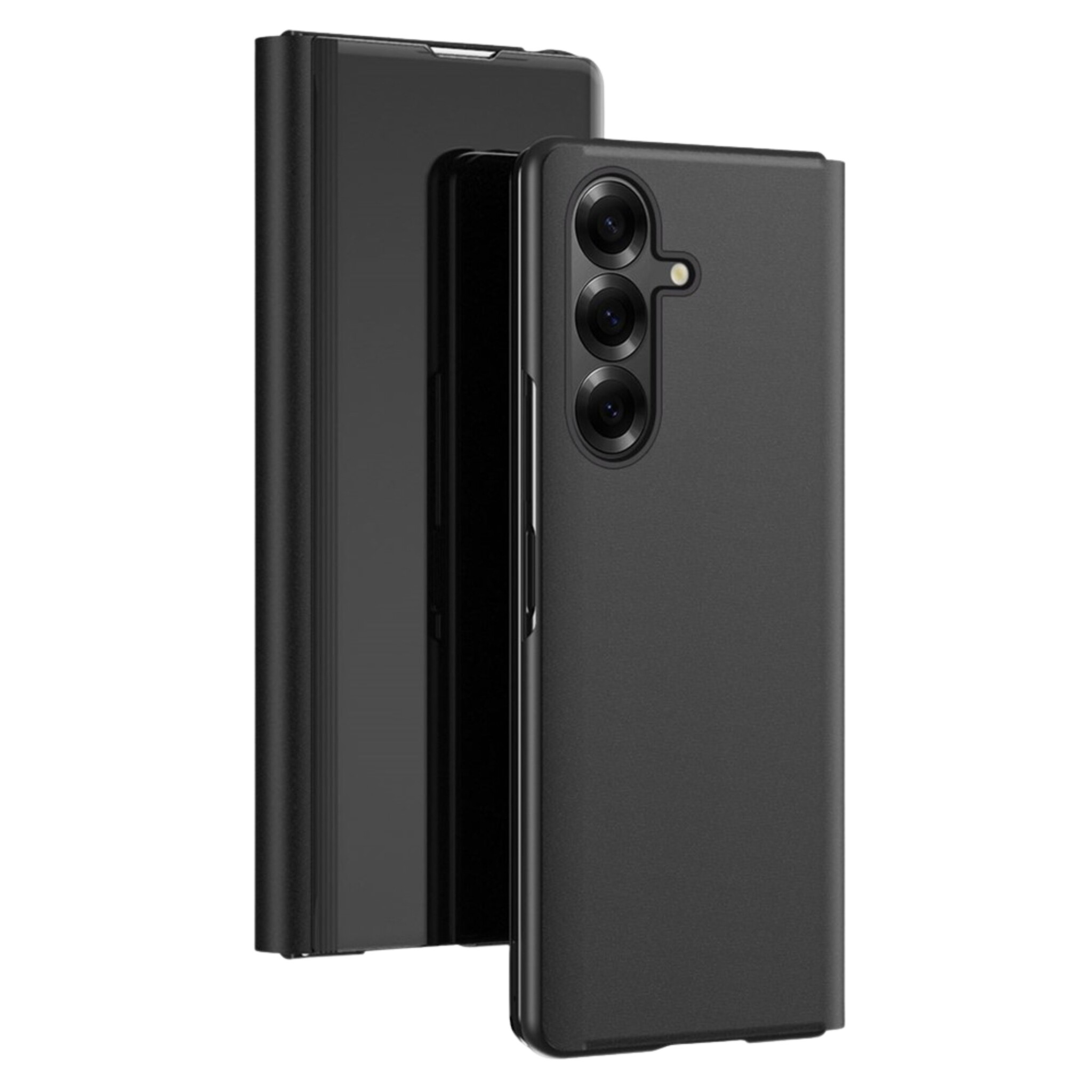 Samsung Galaxy Z Fold 8 Ultra Window view cover hoes - Zwart