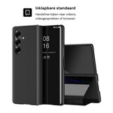 Samsung Galaxy Z Fold 8 Ultra Window view cover hoes - Zwart