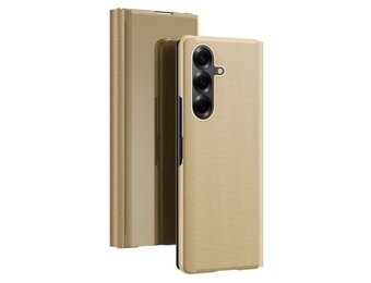 Casety Samsung Galaxy Z Fold 8 Ultra - Window view cover hoes - Goud