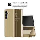 Samsung Galaxy Z Fold 8 Ultra Window view cover hoes - Goud
