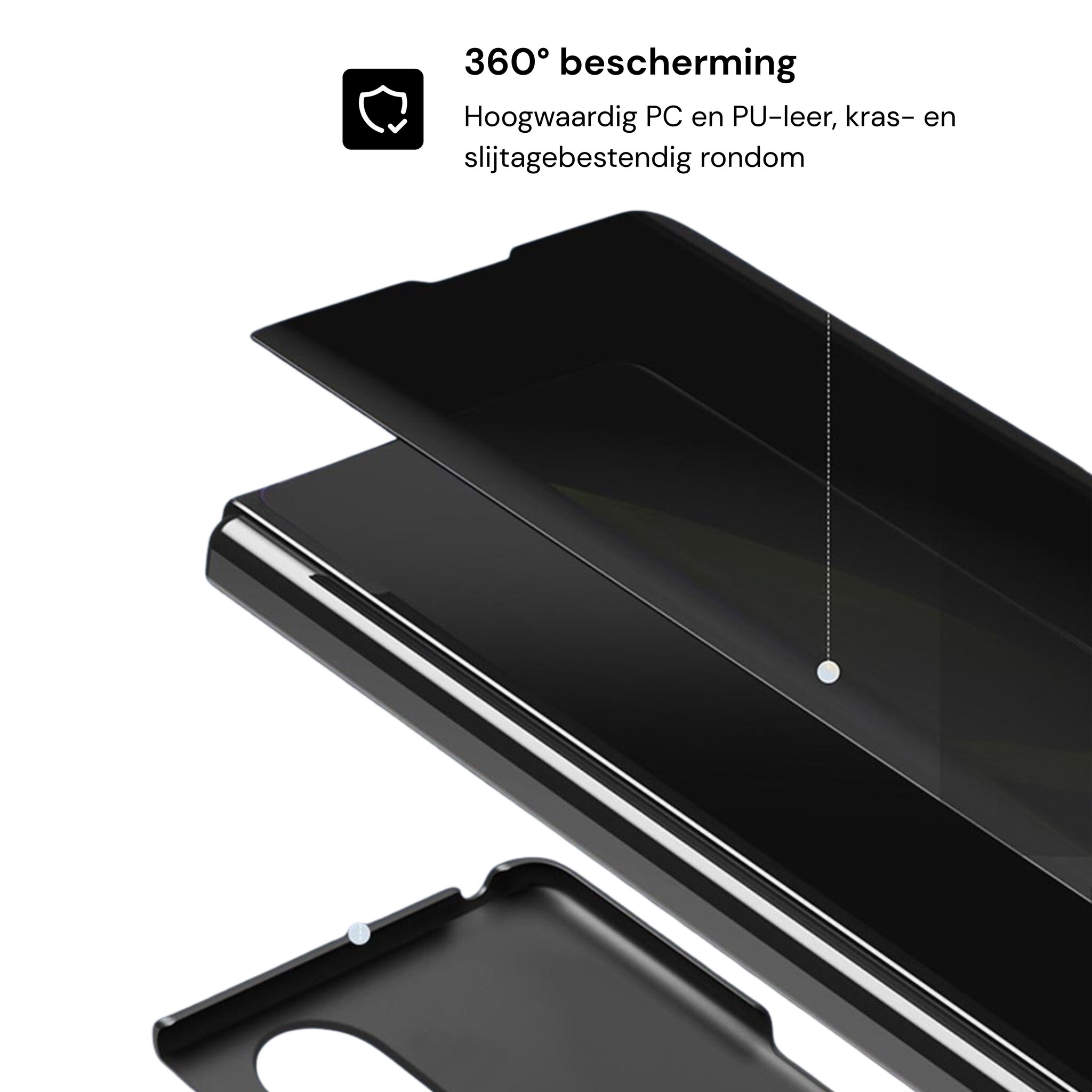 Samsung Galaxy Z Fold 8 Ultra Window view cover hoes - Paars