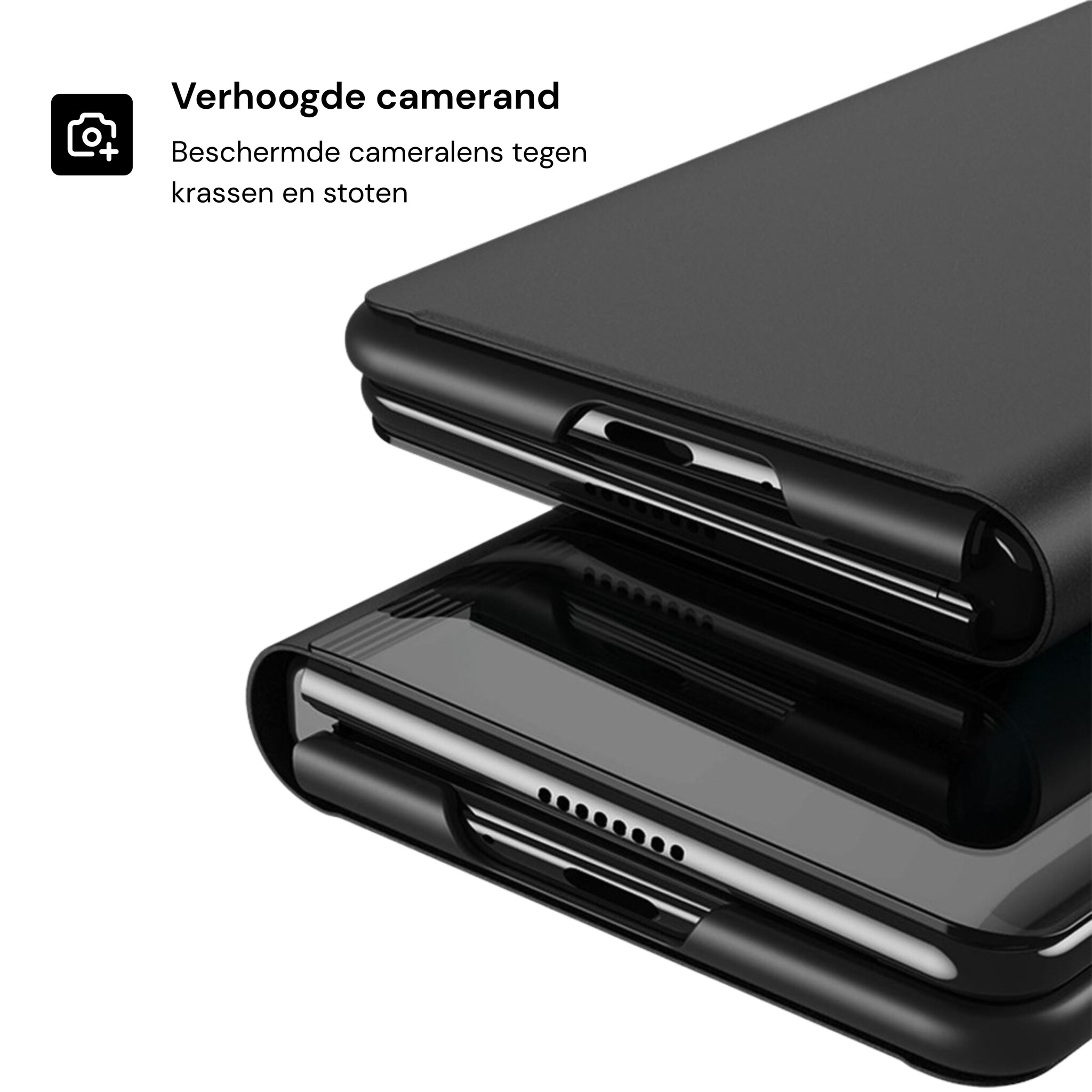 Samsung Galaxy Z Fold 8 Ultra Window view cover hoes - Lichtblauw