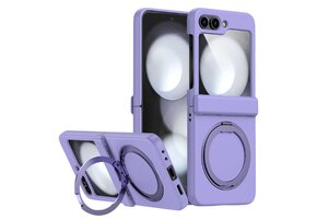 Casety Samsung Galaxy Z Flip 8 backcover hoesje met MagSafe-ring - Lila