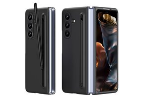 Casety Samsung Galaxy Z Fold 8 Ultra backcover hoes met Stylus & screenprotector - Zwart
