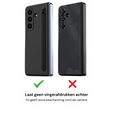 Samsung Galaxy Z Fold 8 Ultra Backcover hoes – Inclusief Styluspen & Screenprotector - Zwart